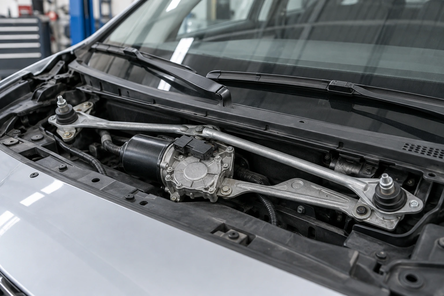 Wiper motor & linkage application illustration