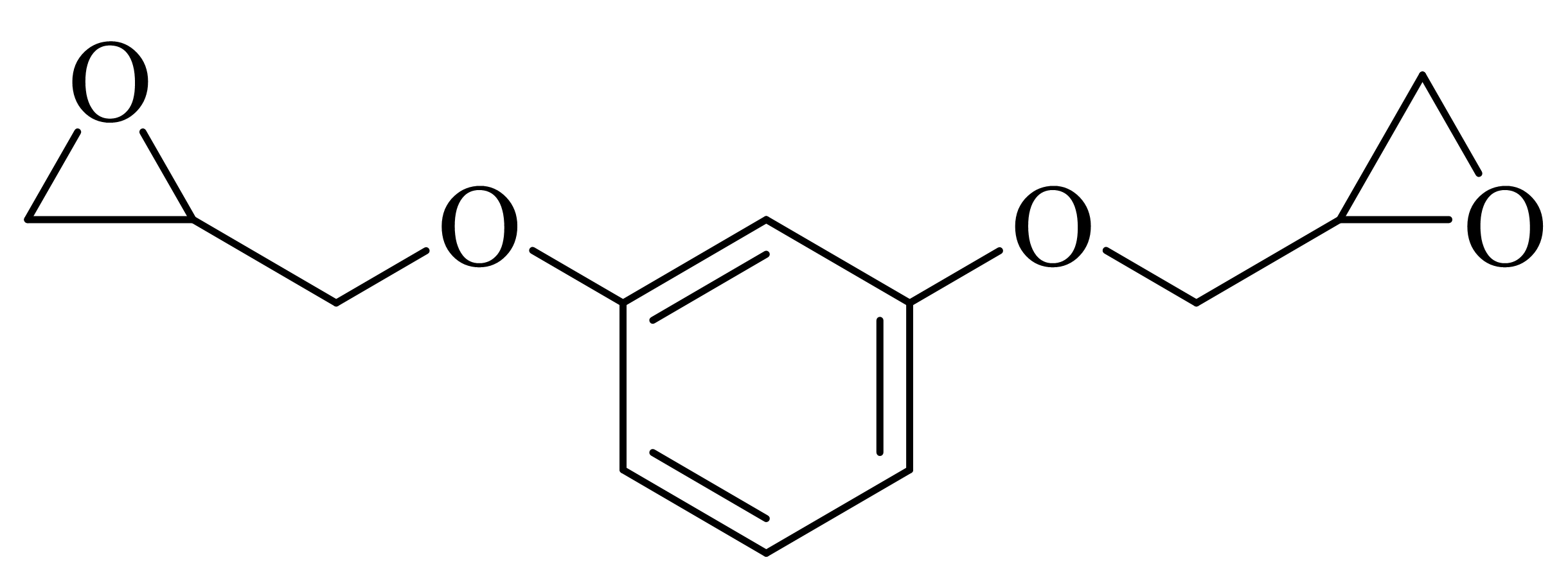 YW-602 · Resorcinol diglycidyl ether · structure from the supplied product brochure